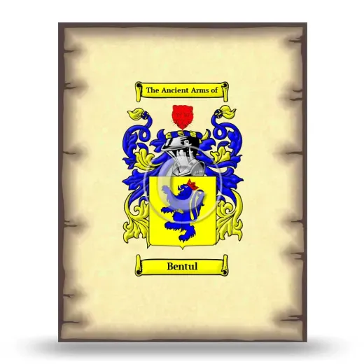 Bentul Coat of Arms Print