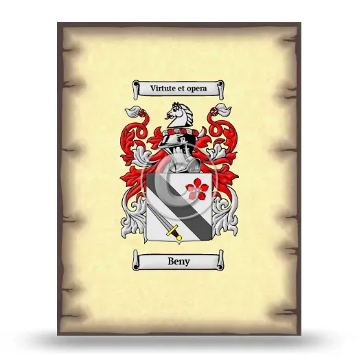 Beny Coat of Arms Print