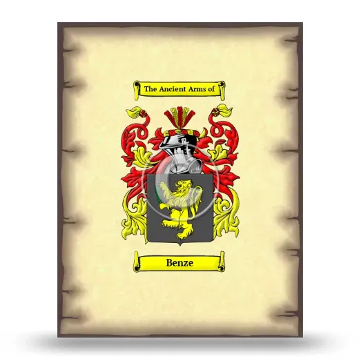 Benze Coat of Arms Print