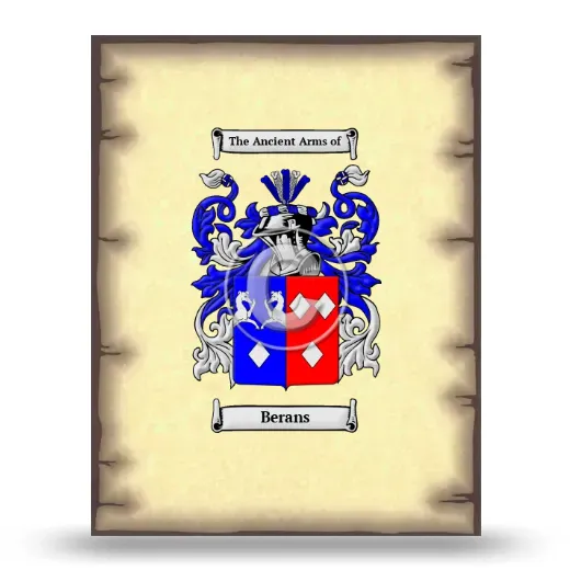 Berans Coat of Arms Print
