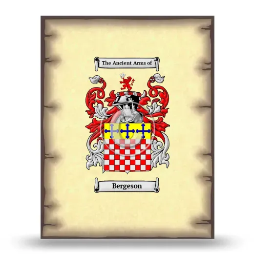 Bergeson Coat of Arms Print