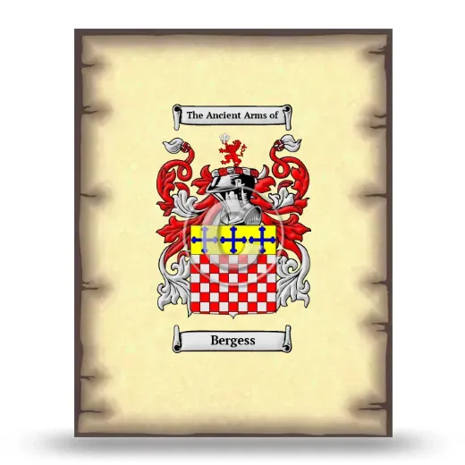 Bergess Coat of Arms Print