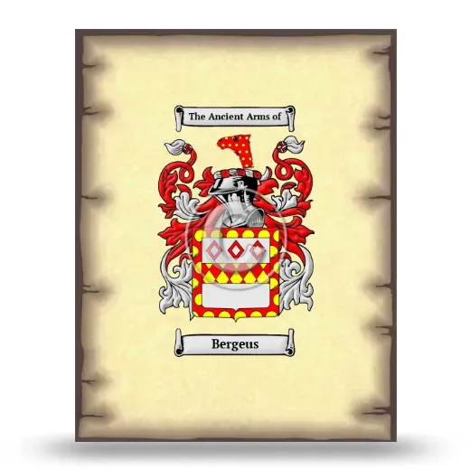 Bergeus Coat of Arms Print
