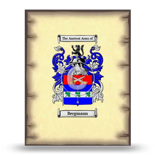Bergmann Coat of Arms Print