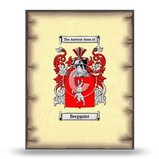 Bergquist Coat of Arms Print