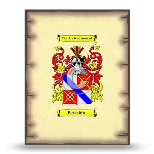 Berkshire Coat of Arms Print