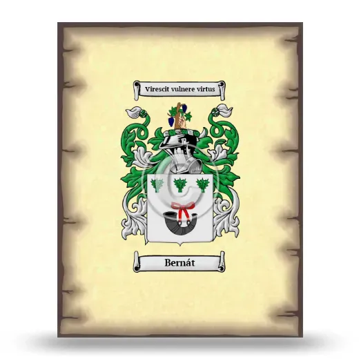 Bernát Coat of Arms Print
