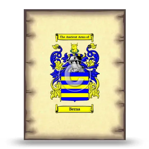 Berna Coat of Arms Print