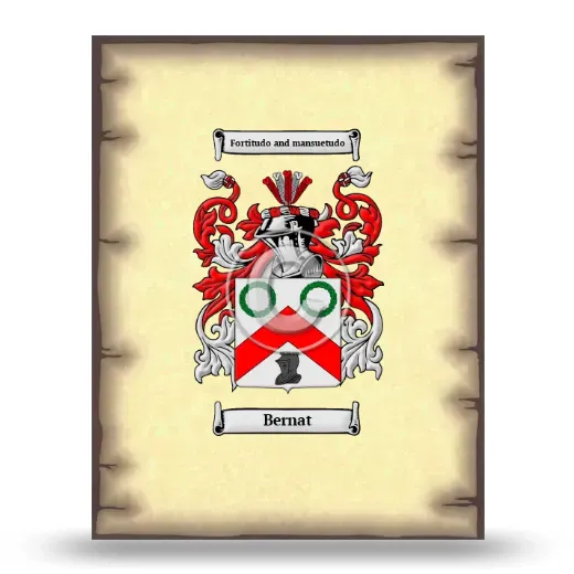 Bernat Coat of Arms Print