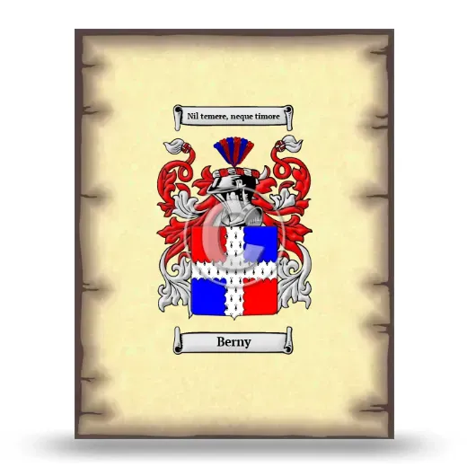 Berny Coat of Arms Print
