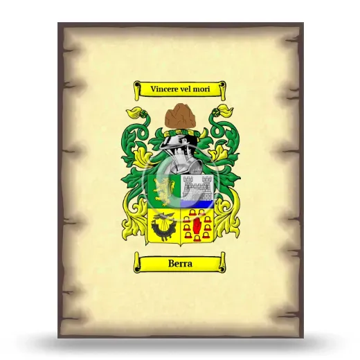 Berra Coat of Arms Print