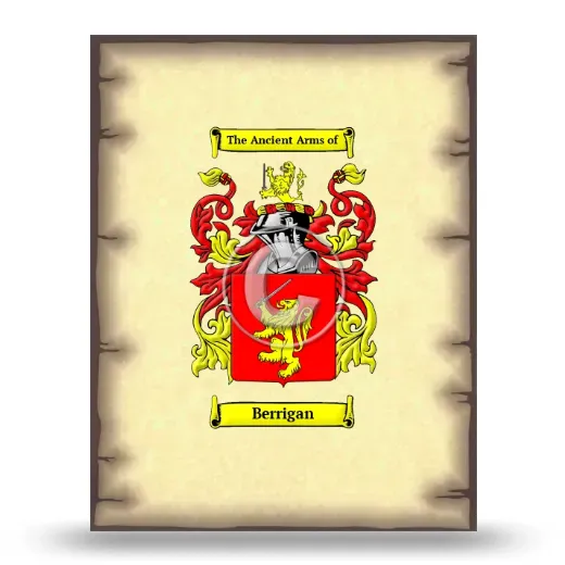Berrigan Coat of Arms Print
