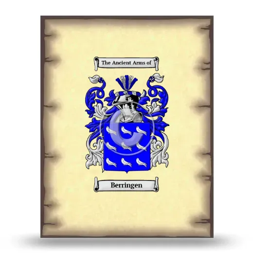 Berringen Coat of Arms Print
