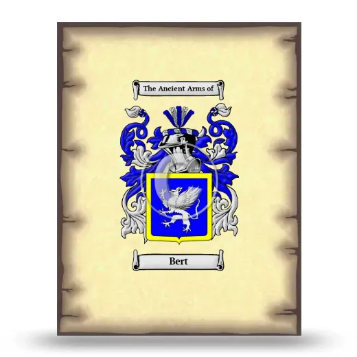 Bert Coat of Arms Print