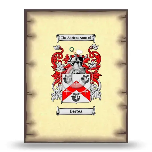 Bertea Coat of Arms Print