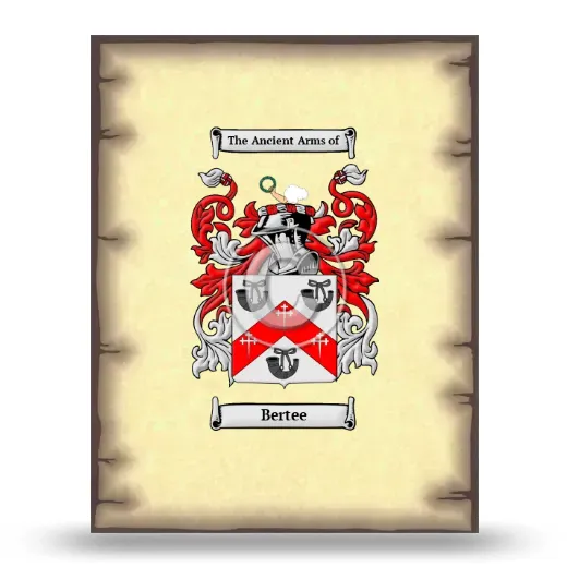 Bertee Coat of Arms Print