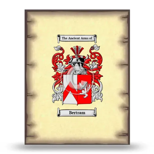 Bertram Coat of Arms Print