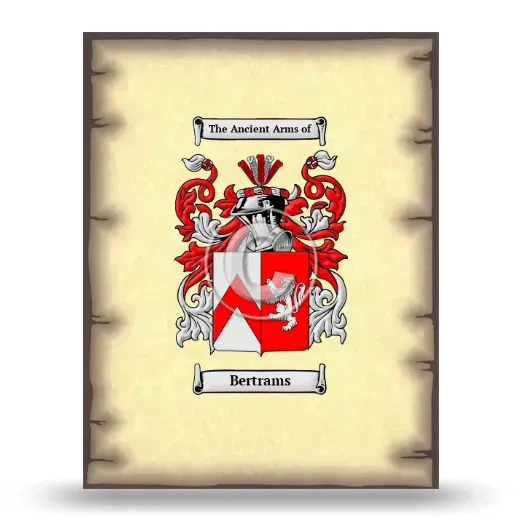 Bertrams Coat of Arms Print