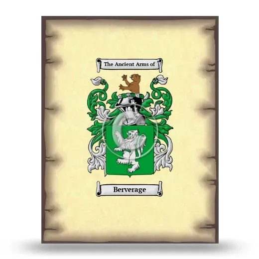 Berverage Coat of Arms Print