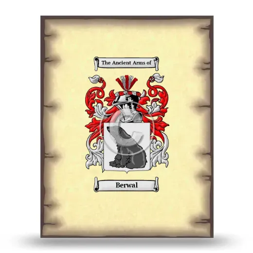 Berwal Coat of Arms Print