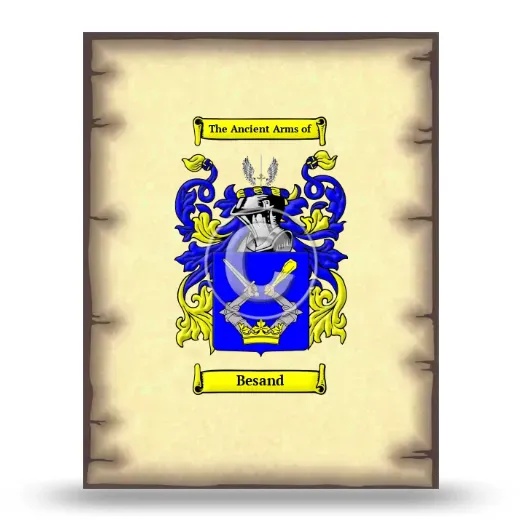 Besand Coat of Arms Print