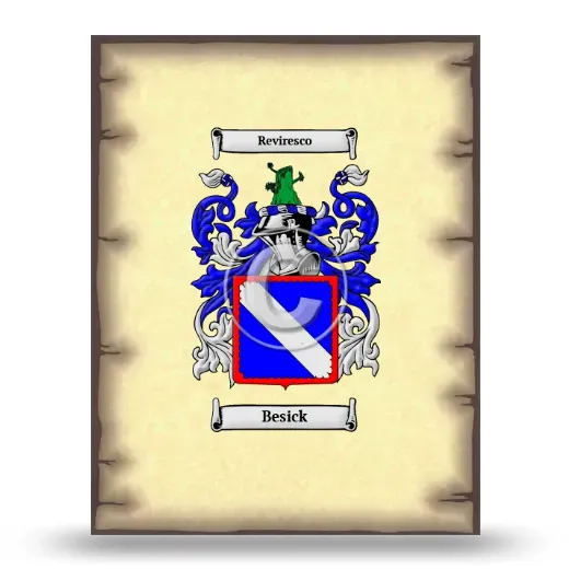 Besick Coat of Arms Print
