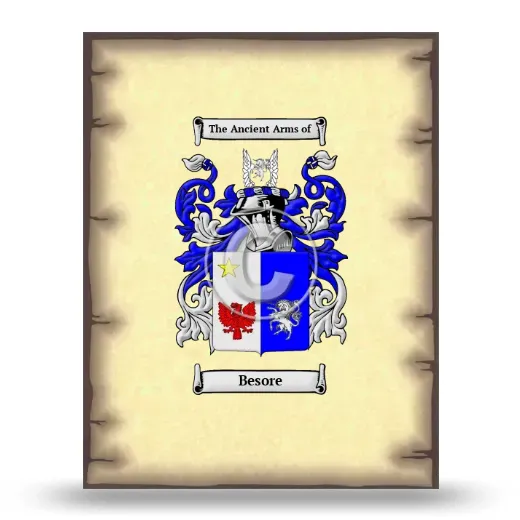 Besore Coat of Arms Print