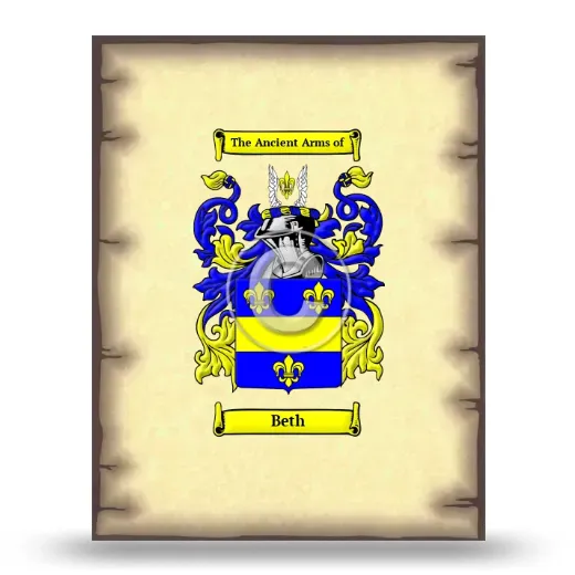 Beth Coat of Arms Print