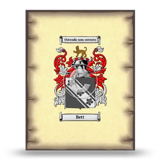 Bett Coat of Arms Print