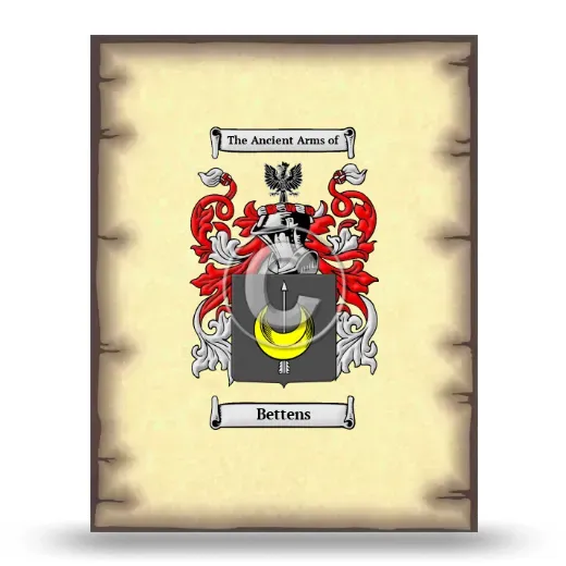 Bettens Coat of Arms Print