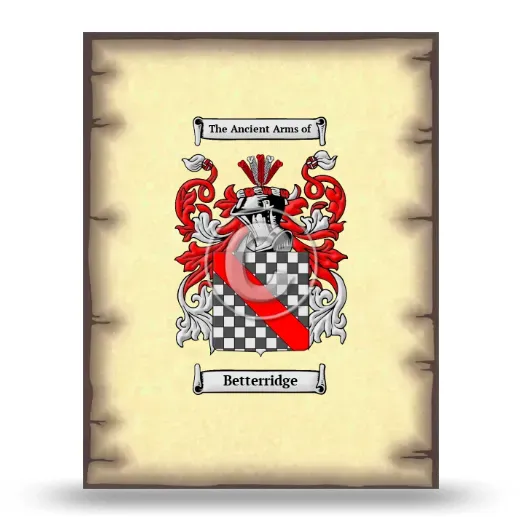 Betterridge Coat of Arms Print