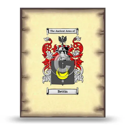 Bettin Coat of Arms Print