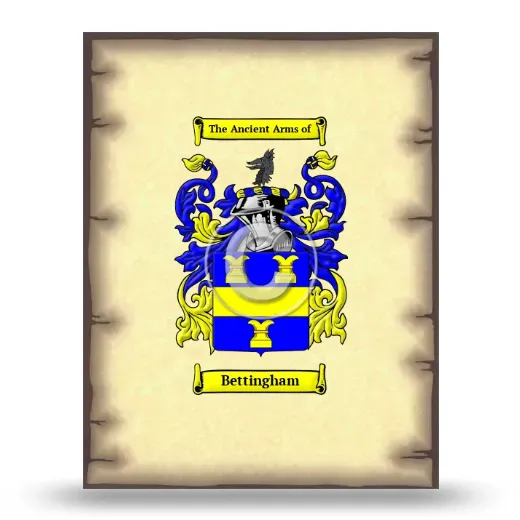 Bettingham Coat of Arms Print