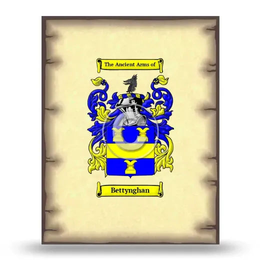 Bettynghan Coat of Arms Print