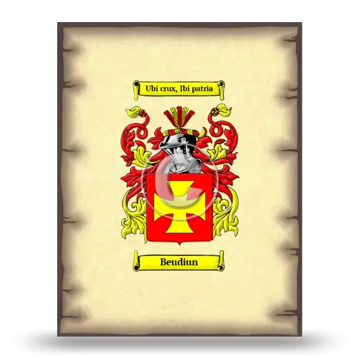 Beudiun Coat of Arms Print