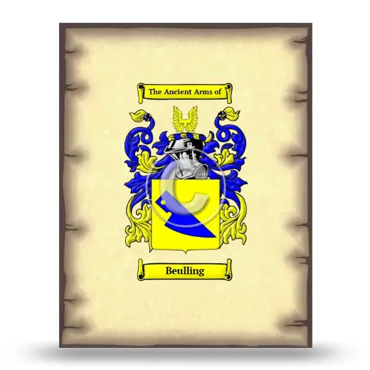 Beulling Coat of Arms Print