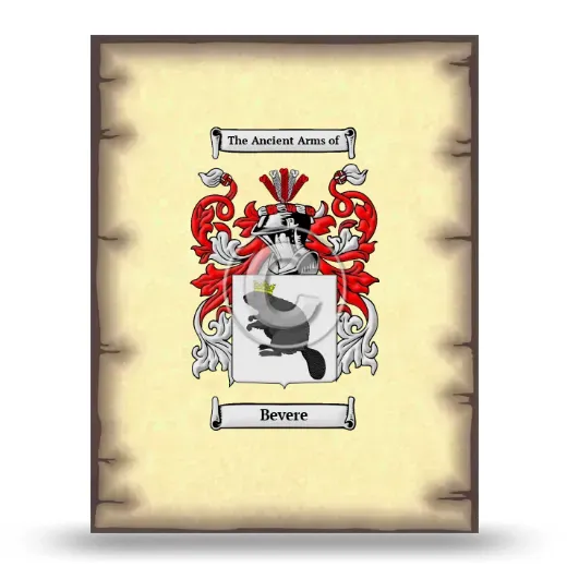 Bevere Coat of Arms Print