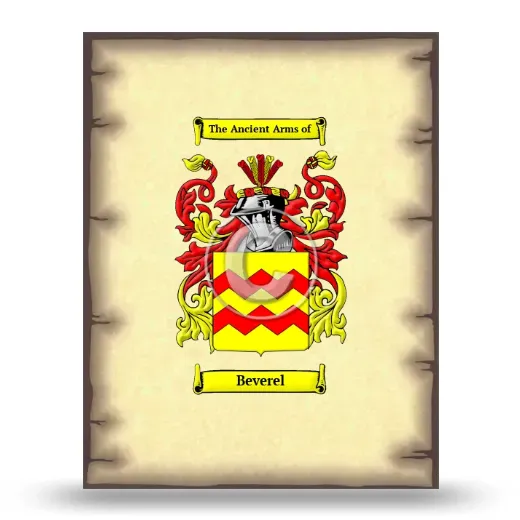 Beverel Coat of Arms Print
