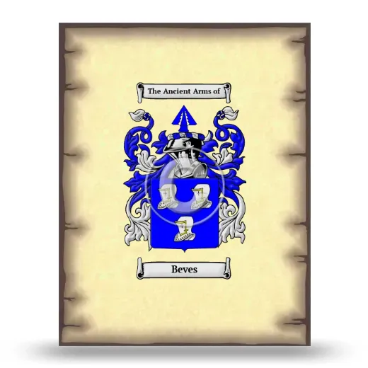 Beves Coat of Arms Print