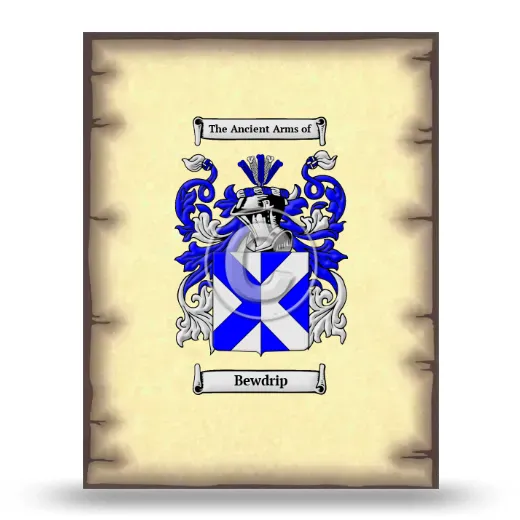 Bewdrip Coat of Arms Print