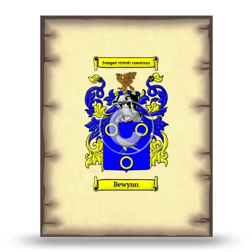 Bewynn Coat of Arms Print