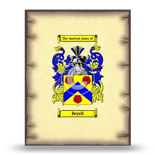 Beyell Coat of Arms Print