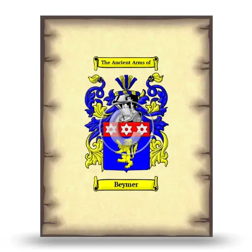 Beymer Coat of Arms Print