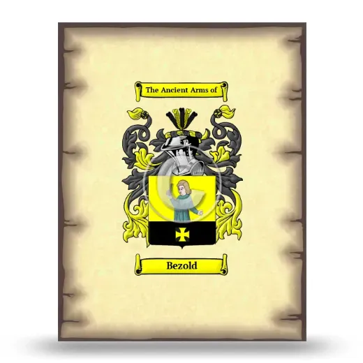 Bezold Coat of Arms Print