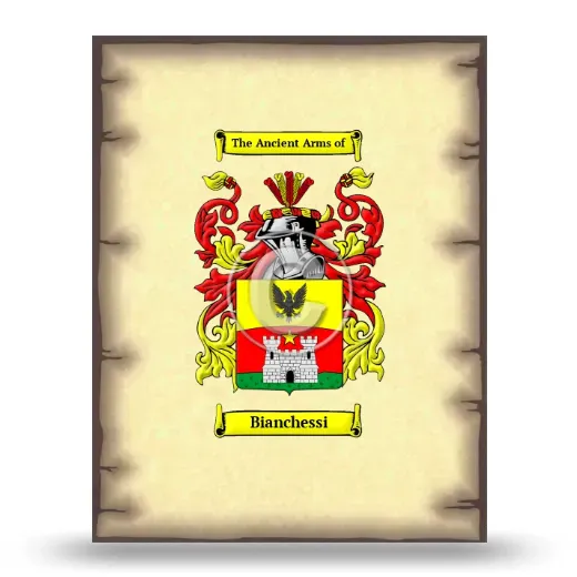 Bianchessi Coat of Arms Print