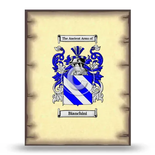 Bianchini Coat of Arms Print