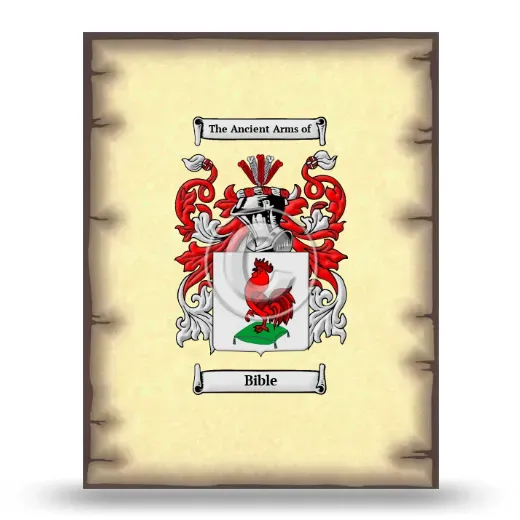 Bible Coat of Arms Print