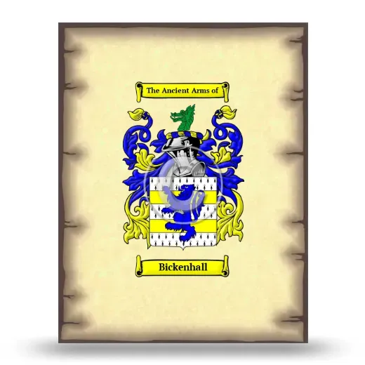 Bickenhall Coat of Arms Print