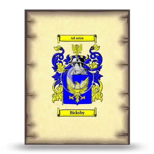 Bicksby Coat of Arms Print