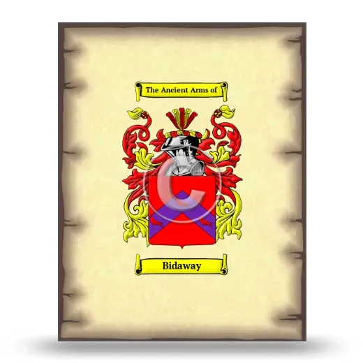 Bidaway Coat of Arms Print